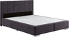 Set 2 baze de pat boxspring Simba gri închis 180x200 cm