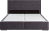 Set 2 baze de pat boxspring Simba gri închis 180x200 cm