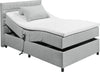 Pat complet Mariborsko gri cu motor si telecomanda 120x200 cm - LunaHome.ro