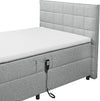 Pat complet Mariborsko gri cu motor si telecomanda 120x200 cm - LunaHome.ro