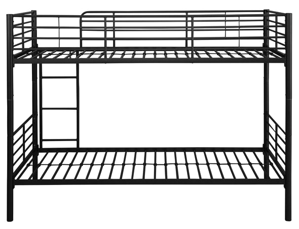 Set 2 paturi stivuibile Hayo din metal negru 90x200 cm