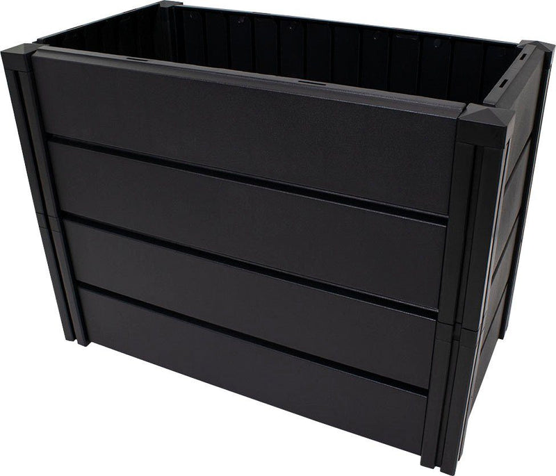Pat înălțat pentru plante Demeter ingust antracit 82 cm - LunaHome.ro