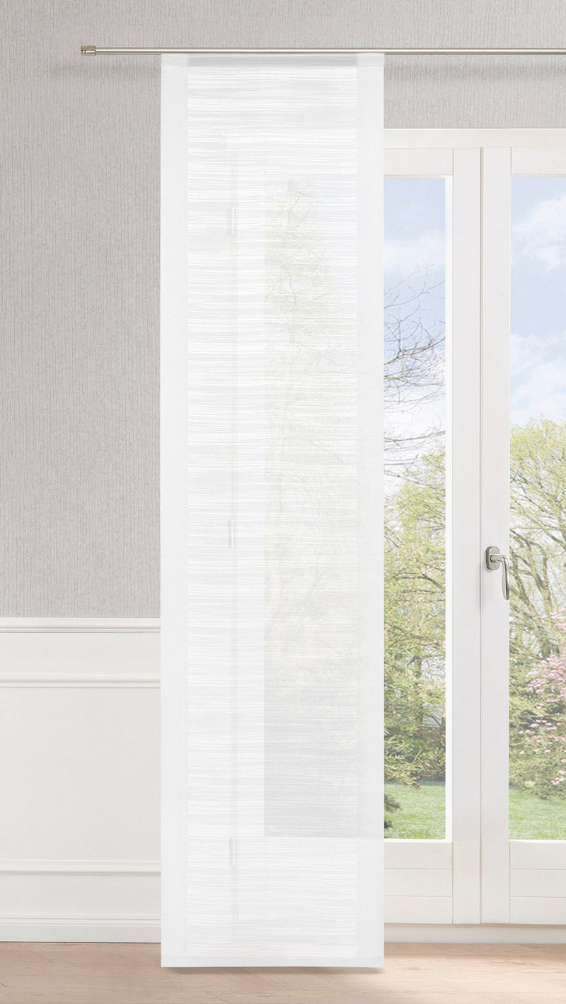 Perdea culisanta Padova alba 57x245 cm - LunaHome.ro