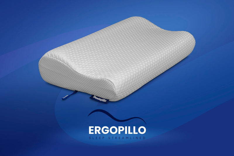Perna Dunlopillo confortabila cu spuma cu memorie si husa lavabila, 30X50 cm - LunaHome.ro