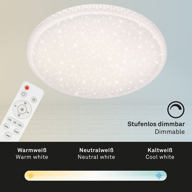 Plafoniera LED Brilon cu telecomanda pentru reglarea luminii - LunaHome.ro