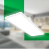 Plafoniera LED Briloner cu rama alba 58 cm - LunaHome.ro