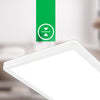 Plafoniera LED Briloner cu rama alba 58 cm - LunaHome.ro