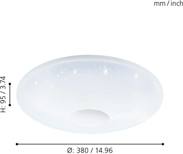 Plafoniera LED Eglo Volago-C cu lumina reglabila integrata