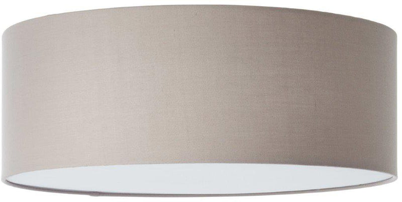 Plafoniera Stellan cu abajur textil gri 45 cm diametru - LunaHome.ro