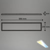 Plafoniera alba LED Brillon cu telecomanda si aplicatie Smart 98 cm - LunaHome.ro