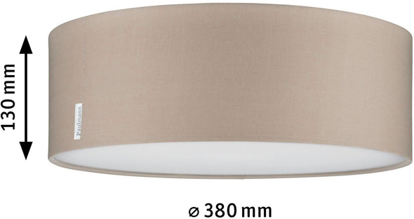 Plafoniera cu LED Paulmann Mari 38 cm diametru abajur textil