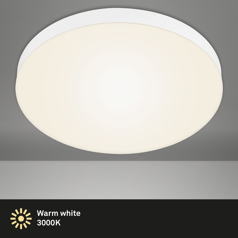 Plafoniera cu LED integrat Flame 39 cm rotunda alba - LunaHome.ro