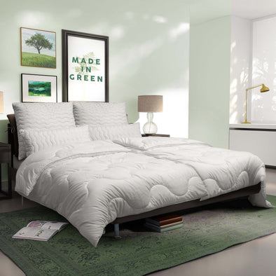 Plapumă microfibră Julia John Cotton pentru iarna și vară 155x220 cm - LunaHome.ro
