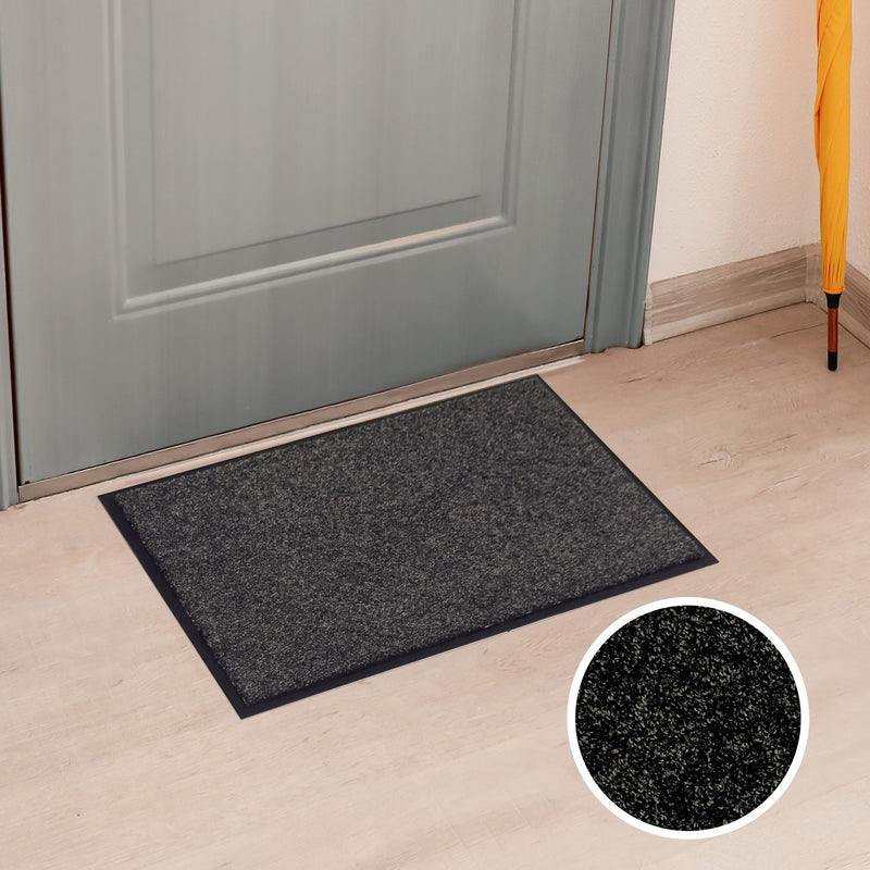Preș de intrare Vianne gri antracit cauciucat 40x60 cm - LunaHome.ro