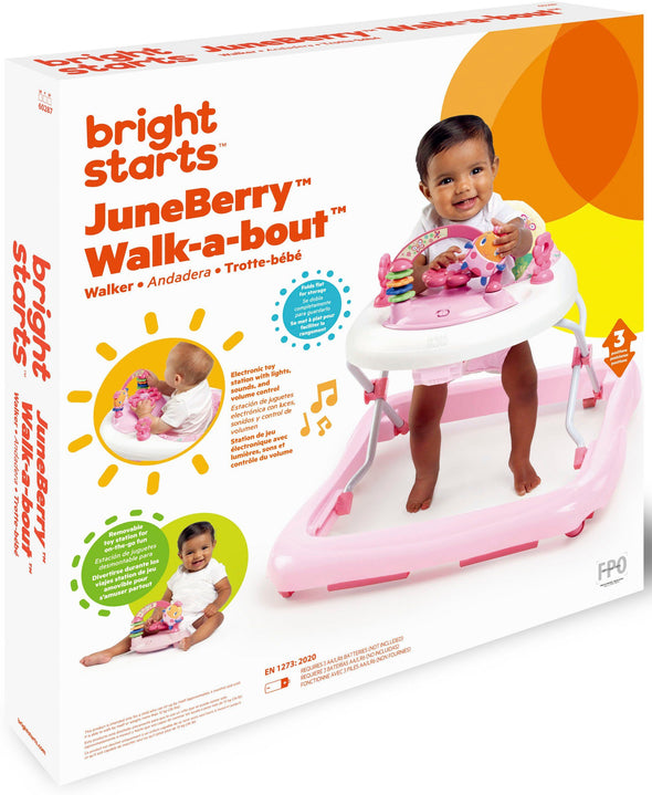 Premergator pentru copii JuneBerry Walk-a-bout cu sunet si lumina - LunaHome.ro