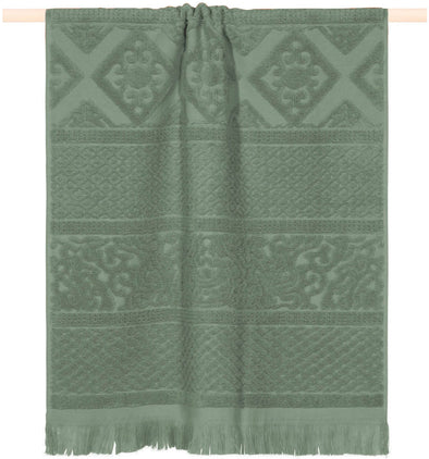 Prosop de baie Harlem verde maslin 50x100 cm - LunaHome.ro
