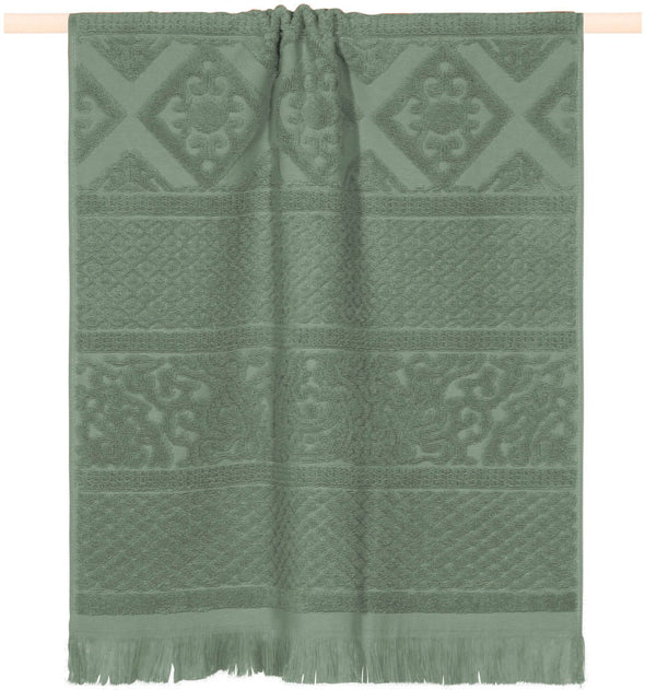 Prosop de baie Harlem verde maslin 50x100 cm - LunaHome.ro