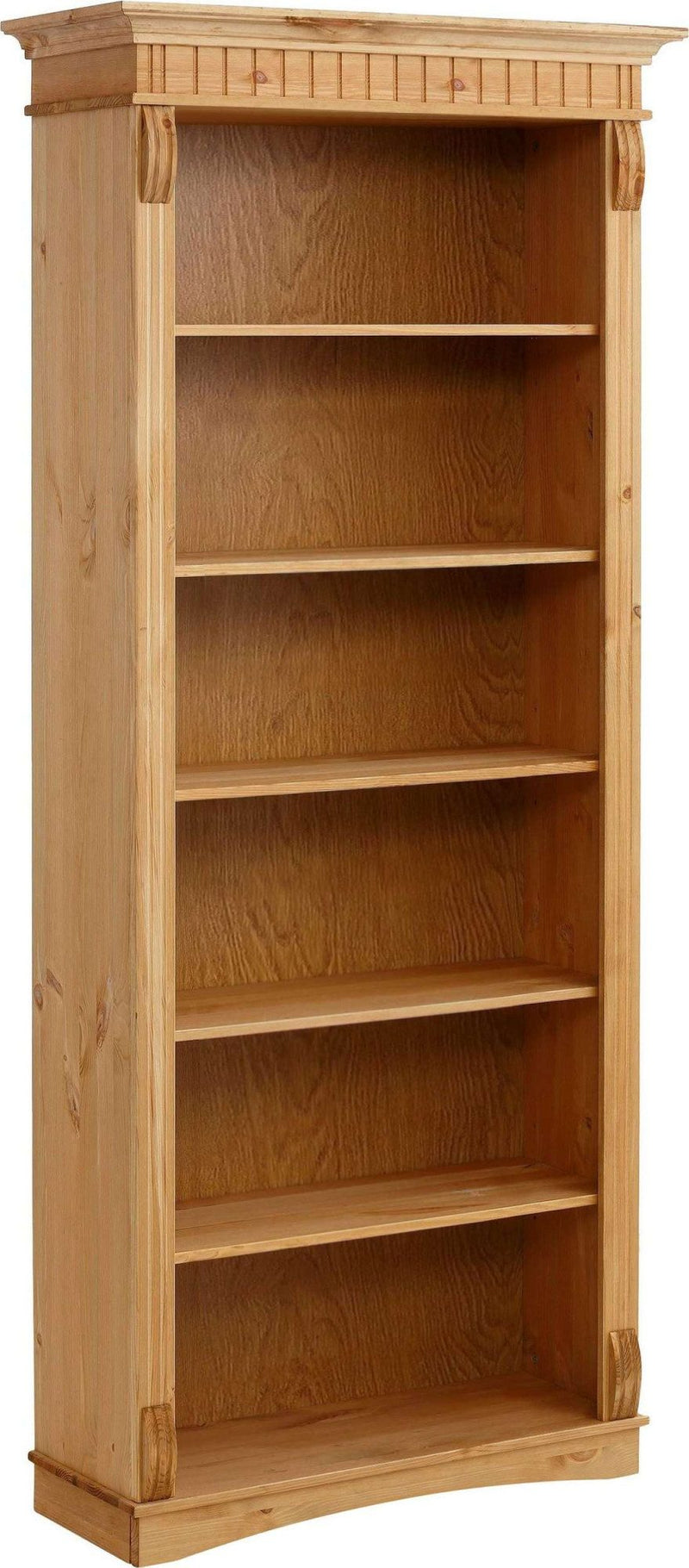 Raft bibliotecă Teresa din lemn masiv de pin natur 86 cm