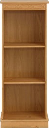 Raft de biblioteca Indra cu 2 polițe din lemn de pin natur 46 cm - LunaHome.ro