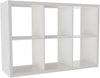 Raft de biblioteca Izola alb reversibil 110x76 cm