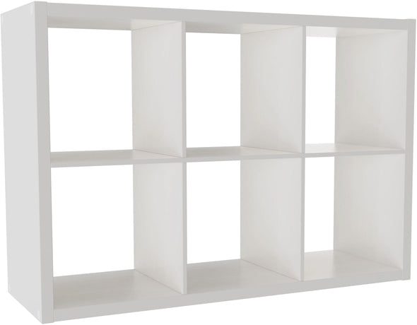Raft de biblioteca Izola alb reversibil 110x76 cm