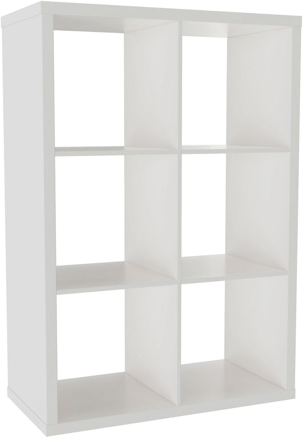 Raft de biblioteca Izola alb reversibil 110x76 cm