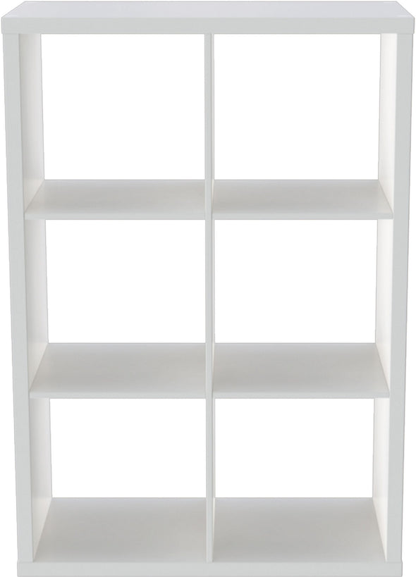 Raft de biblioteca Izola alb reversibil 110x76 cm