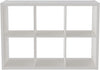 Raft de biblioteca Izola alb reversibil 110x76 cm