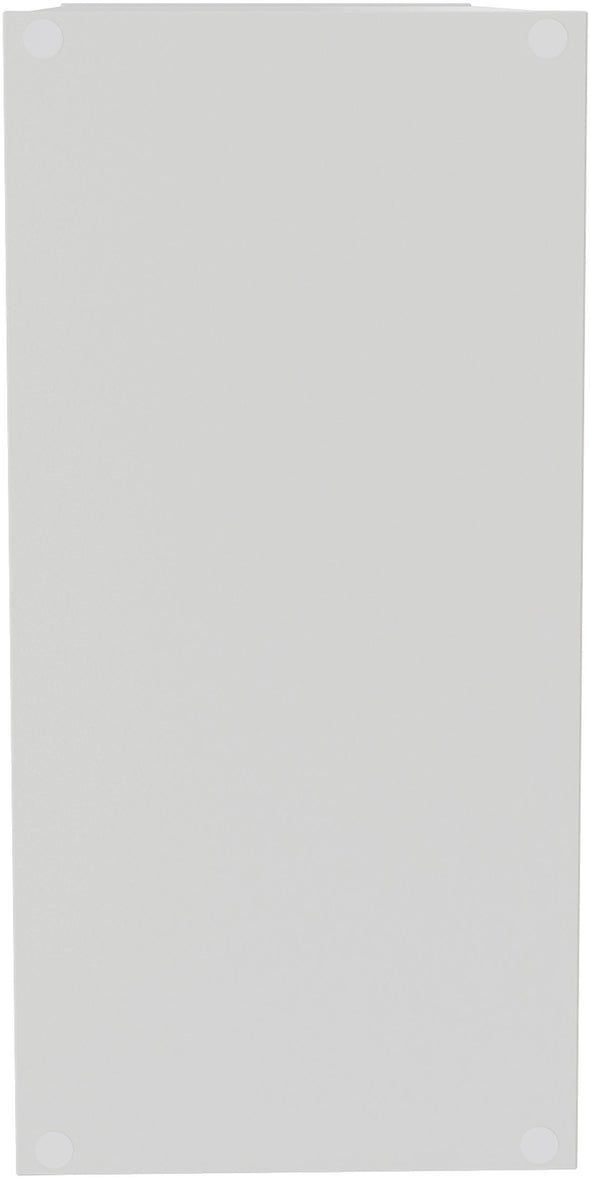 Raft de biblioteca Izola alb reversibil 110x76 cm