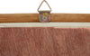 Raft decorativ de perete cu oglinda din rattan Bergson 45 cm lățime - LunaHome.ro