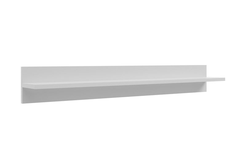 Raft de perete Alba cu design simplu alb 100 cm - LunaHome.ro