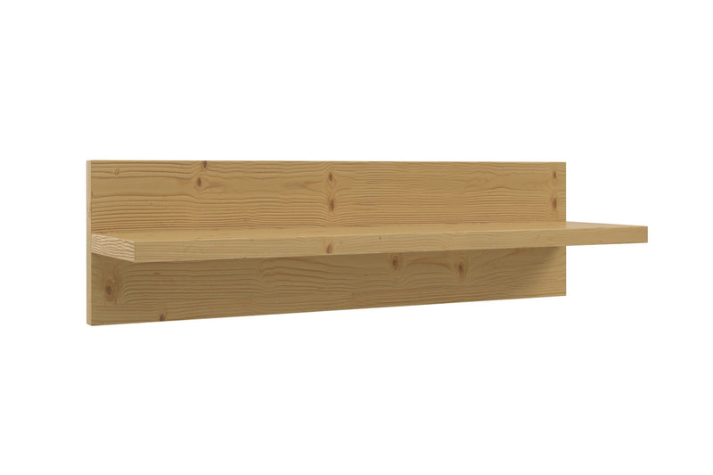 Raft de perete Alba din lemn de pin natur 50 cm - LunaHome.ro