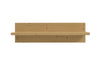 Raft de perete Alba din lemn de pin natur 50 cm - LunaHome.ro