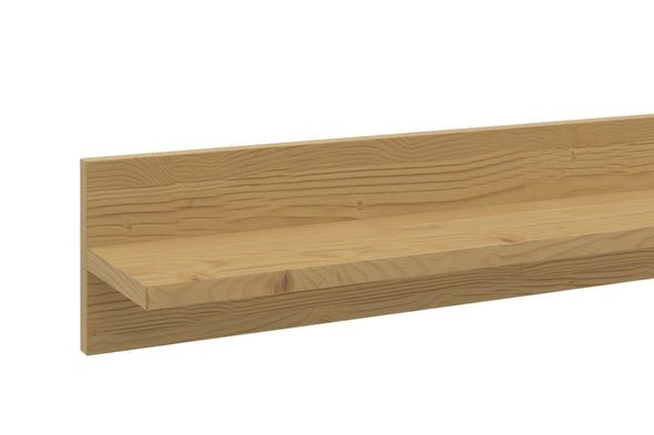 Raft de perete Alba din lemn de pin natur 50 cm - LunaHome.ro