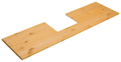 Raft de perete Alby pentru hota din lemn de pin 100 cm