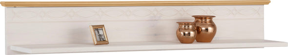 Raft de perete Indra din lemn masiv de pin 120 cm - LunaHome.ro