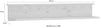Raft de perete Indra din lemn masiv de pin 120 cm - LunaHome.ro