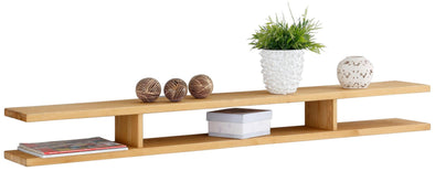 Raft de perete Ixo din lemn de pin natur 148 cm - LunaHome.ro