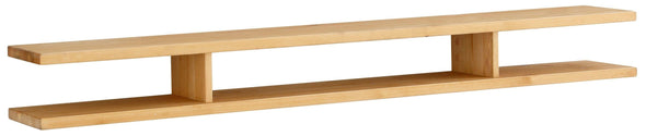 Raft de perete Ixo din lemn de pin natur 148 cm - LunaHome.ro
