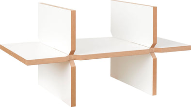 Raft de perete Solo alb fabricat in Italia, 70x35x35 cm - LunaHome.ro