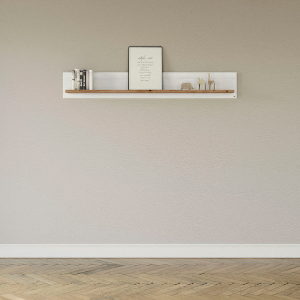 Raft de perete York in două culori 180 cm lungime - LunaHome.ro