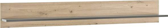 Raft de perete »CLAiR« stejar cu antracit latime 138 cm