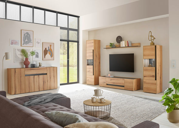 Raft de perete »City Giron« cu design modern, 170 cm lungime - LunaHome.ro