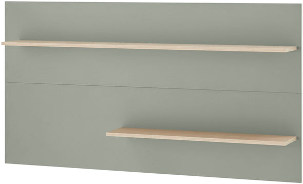 Raft de perete »City Giron« verde aloe cu design modern, 150 cm