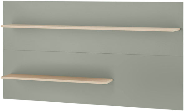 Raft de perete »City Giron« verde aloe cu design modern, 150 cm