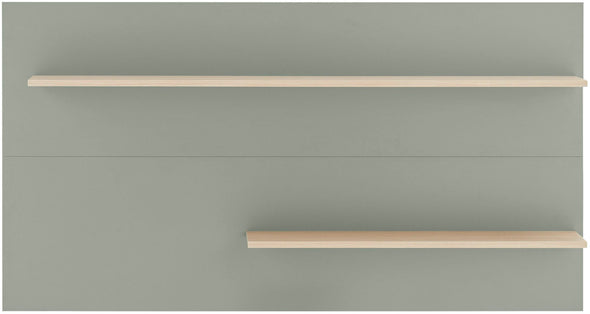 Raft de perete »City Giron« verde aloe cu design modern, 150 cm