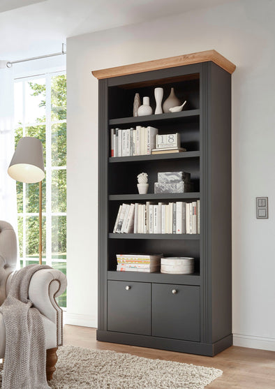 Raft înalt »Westminster« gri inchis cu aspect romantic, 97 cm latime - LunaHome.ro
