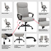 Scaun de birou Jonna ergonomic reglabil cu tapiterie gri - LunaHome.ro