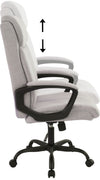 Scaun de birou Jonna ergonomic reglabil cu tapiterie gri - LunaHome.ro