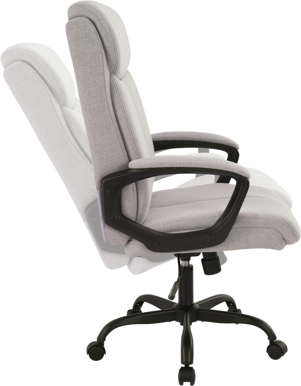 Scaun de birou Jonna ergonomic reglabil cu tapiterie gri - LunaHome.ro